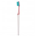 TIObrush toothbrush with replaceable head, coral, Soft & Medium