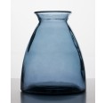 Vintage vase blue waste glass | Vidrios Reciclados San Miguel