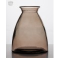 Brown Vintage Vase of recycled glass | VSanmiguel