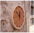 noThrow Design TOCK Wall Clock from Wood & Cork