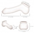 Toylie Latex Penis Sheath „Adam“,Shaft length 13 cm