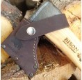 BISON 1879 Outdoor Hatchet with genuine leather protection