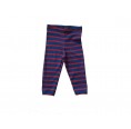 Unisex Kids Leggings organic cotton, red-blue striped | Ulalue®