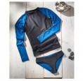Eco-friendly Long Sleeve UV Sun Protection Shirt & bikini briefs ECONYL® | earlyfish