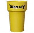 NOWASTE 400 reusable Cup Yellow with Treecup Logo