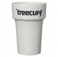NOWASTE 400 reusable Cup Natural with Treecup Logo