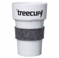 Nowaste Natural Felt Heat Protection Cuffs, Grey mixed, for Treecu