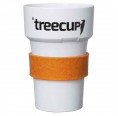 Nowaste Natural Felt Heat Protection Cuffs, Orange, for Treecu