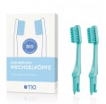 TIObruh Replaceable Brush Head 2pack, lagoon,, soft & medium | TIOcare