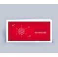 Snowflake Christmas Card on recycled paper | eco-cards