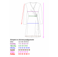 billbillundbill Wrap Dress Leoprint size chart