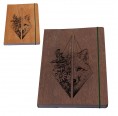 Eco Notebook »Wolf female« wooden book cover | Waldkind