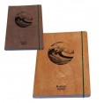 Notebook Adventure Logbook WAVE - wood book cover | Waldkind
