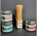 Organic Herbal Spice Gift Set & Beech Wood Salt Shaker