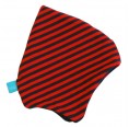 Navy-Red Striped Pointed Baby Hat Organic Cotton | bingabonga