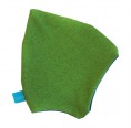 Baby Jelly Bag Cap Lime Melange, certified organic cotton | bingabonga