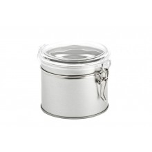 Clip Top Food Storage Tins with Viewing Window 540 ml/19 oz