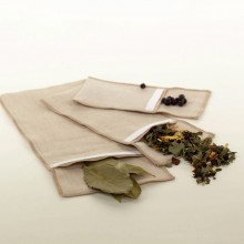Reusable Organic Linen Tea Filter