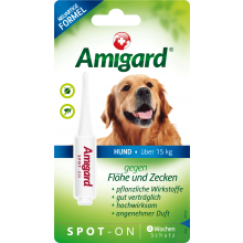 Amigard Spot-On Flea & Tick Repellent for Medium Dogs 15kg to 30kg