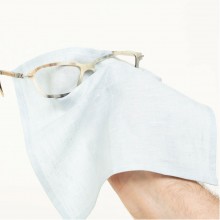 Eyeglasses Cleaning Cloths Organic Linen – Light Blue, 1 piece