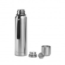 Double Walled Thermo Flask Stainless Steel with Mug & Carry Handle