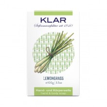 Hand & Body Soap Bar Lemongrass – Cosmos certified & palm oil-free, 100g