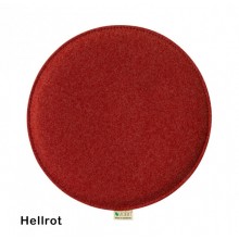 Vegan Felt Seat Cushion 'Round' Ø 40 cm Violan® Light Red