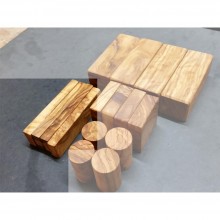 Solid Olive Wood Block – individual Wooden Building Block re-order 2.8 x 1.4 x 11 cm