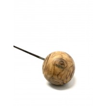 Olive Wood Gazing Ball Ø 8 cm