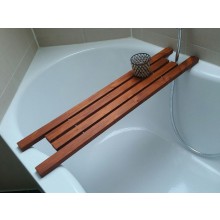Bathtub Caddy DESIGN 75 cm, Beech moor brown
