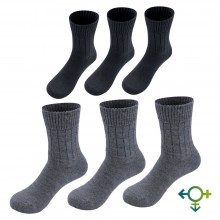 Alpaca Socks Classic, Plain Unisex Socks, Pack of 1 or 3