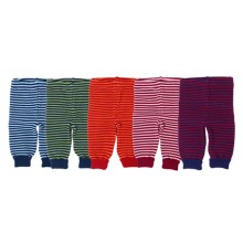Eco Baby Striped Leggings Organic Wool from Reiff