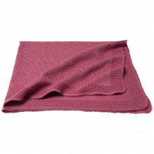 Swaddle Blanket Twist, Certified Eco Wool, Mauve