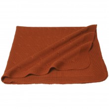swaddle-blanket-twist-eco-merino-wool-reiff-tumeric, Terracotta