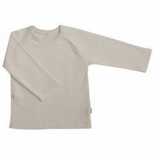 Long-sleeved Baby Kimono Shirt of Organic Cotton