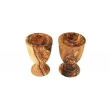 Egg Cup CLASSIC made of Olive Wood – 2 pieces