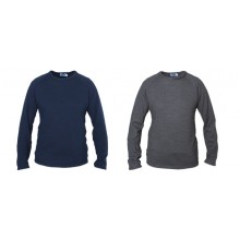 Plain Men Long-sleeved Shirt Gregor, Organic Merino Wool & Silk
