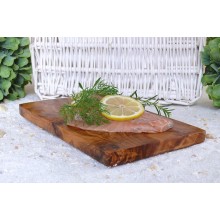 Roasting Plank made of Olive Wood, angular, ca. 25 x 15 cm