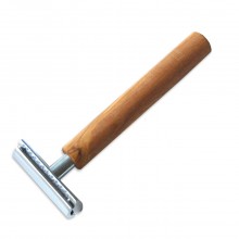 Reusable Safety Razor CLASSIC with Olive Wood Handle & replaceable Blade – Watzmann