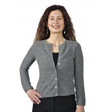 Cardigan Lisa from 100% Alpaca with subtle buttons