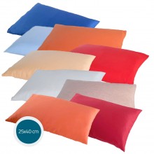 Organic Cotton Pillowcase for Neck Pillow 25x40 cm in 10 Colours