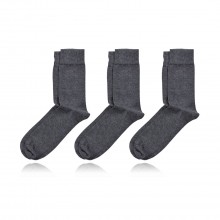 Organic Grey Socks Multipack for Kids/Women/Men/Unisex