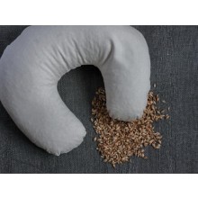 Neck Cushion with Organic Spelt and Natural Rubber