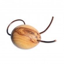 Natural Cat Toy Mouse made of Olive Wood
