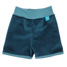 Essential Nicki Baby Shorts Organic Cotton Teal/Light Teal