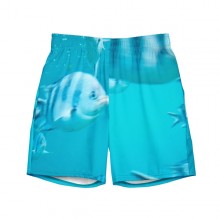 Men’s Swim Shorts Fishes – Recycled Polyester & UPF 50+