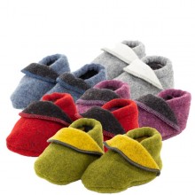 Baby Shoes in Fluffy Loden