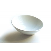 Shaving Mug of Porcelain, white, asymmetrical – small Porcelain Dish