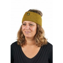 Alpaca Headband Malbun Slim, Unisex, Women and Men, Plain 100% Baby Alpaca, Mustard Yellow