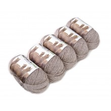 Alpacaone Baby Alpaca wool ball 5 Pack -112m 4-4,5 needle Nm 4/9 crochet yarn